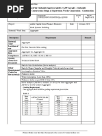 Technical Specification Form For Aggregate For ACG