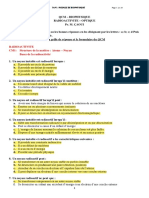 150 QCM - BIOPHYSIQUE - RADIOACTIVITE - OPTIQUE - ÇAOUI Copie