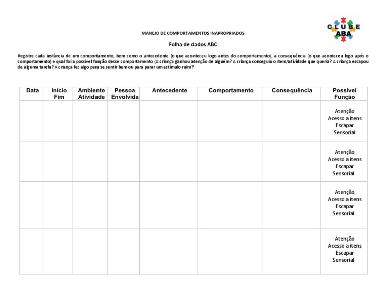 Manejo de Comportamentos Inadequados | PDF | Psicologia | Ciência cognitiva