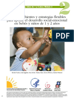 Rutinas, Ambientes, Estrategias para Apoyar El Desarrollo Social-Emocional Bebes y Niños 1 A 2años