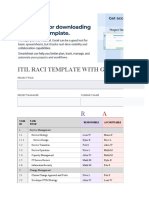 IC ITIL RACI Template With Gantt Chart 11452