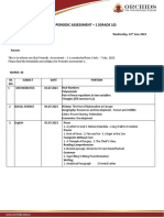 Periodic Assessment - 1 (Grade 10)