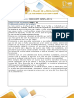 Análisis de La Problemática - Jose Ospina