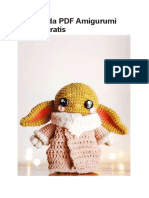 Bebé Yoda PDF Amigurumi Patrón Gratis