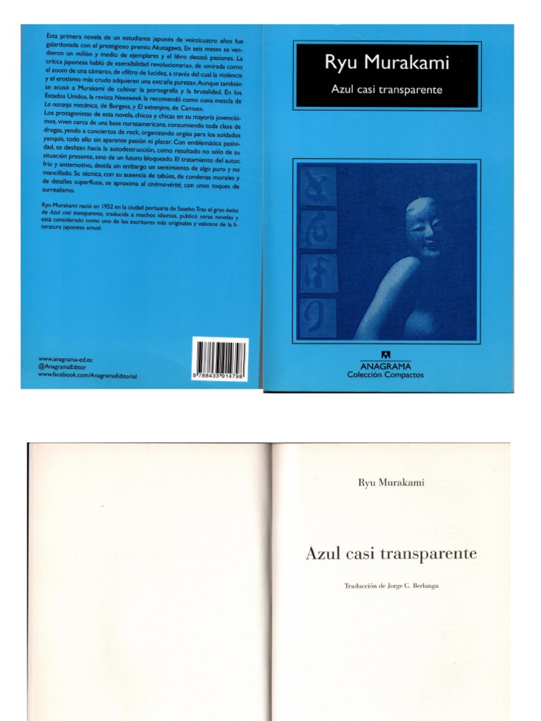 Ryu Murakami - Azul Casi Transparente | PDF