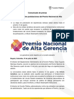 Lanzamiento Premio Nacional de Alta Gerencia 2023