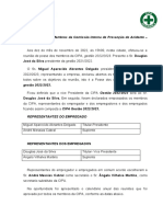 Ata de Posse Dos Membros Da Comissão Interna de Prevenção de Acidente-CIPA