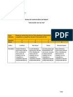 Escala de Calificación o Rango