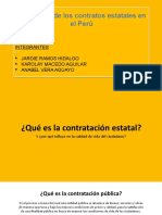 El Régimen de Los Contratos Estatal en El Perú