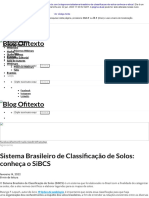 Sistema Brasileiro de Classificação de Solos - Conheça o SiBCS