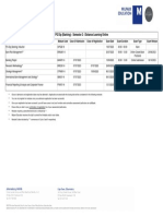 Timetable