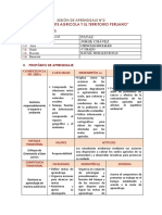 2 Sesión de Aprendizaje - CS 4°grado