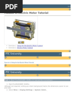 Pro Engineer Wildfire 4.0 Tolerance Analysis Extension Electric Motor Tutorial