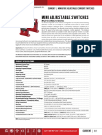 Miniature Adjustable Current Switches