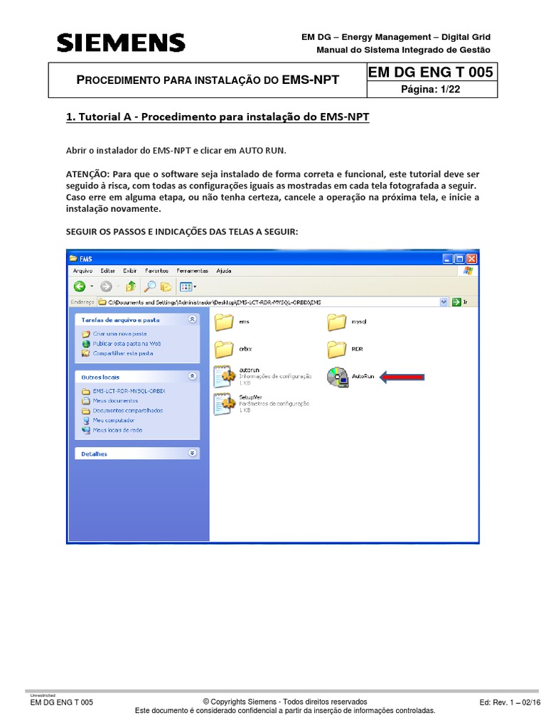 Tutorial A - Instalação Ems | PDF | Desenvolvimento de software ...