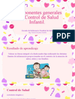 Componentes Generales Del Control de Salud Infantil