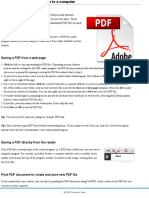 Saving A PDF From A Web Page: Tip: The First Thing You'll Need To Do Is Ensure You Have A PDF File Reader