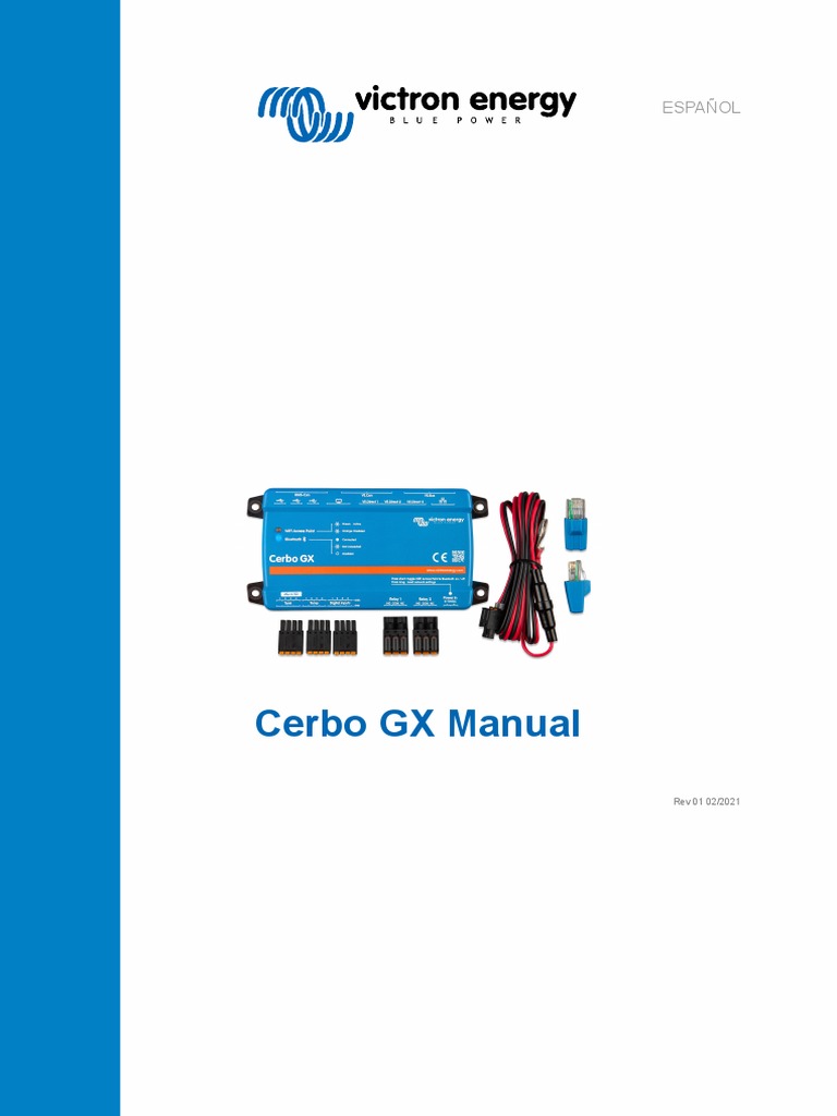 Manual Cerbo GX: Instalación y Conexiones | PDF | USB | Protocolos de ...