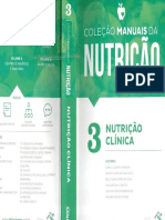 Coleção Manuais Da Nutrição 3 Nutrição Clínica by Camila Duarte Ferreira Et Al.