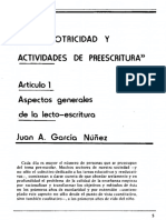 Juan Antonio García Núñez - GRAFOMOTRICIDAD Y ACTIVIDADES DE PREESCRITURA
