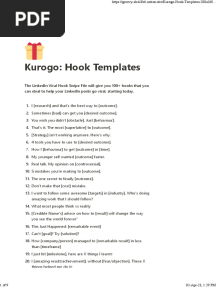Kurogo Hook Templates