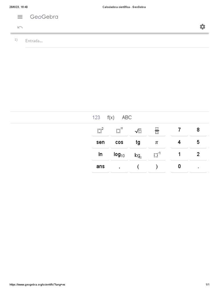 Calculadora cient fica geogebra pdf