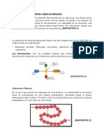 Estructura de Las Proteinas.