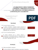 Casamento, Anarquismo e Behaviorismo Radical Uma Possível Aproximação Entre o Conceito de Agências Controladoras e A Instituição Casamento