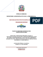 Pliego de Condicones Caminos 261.4 Caminos Interparcelarios Final Adenda