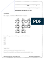 1º Simuladinho de Matemática – 2º ano