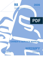 Wr250f 2009 Service