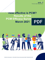 PCM Efficacy-Survey 2021