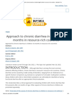 Approach To Chronic Diarrhea in Children &GT 6 Months in Resource-Rich Countries - Uptodate Free