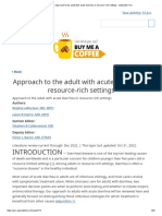 Approach To The Adult With Acute Diarrhea in Resource-Rich Settings - Uptodate Free