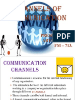 Channels of Communication: Presented by Arya Antony FM - 713