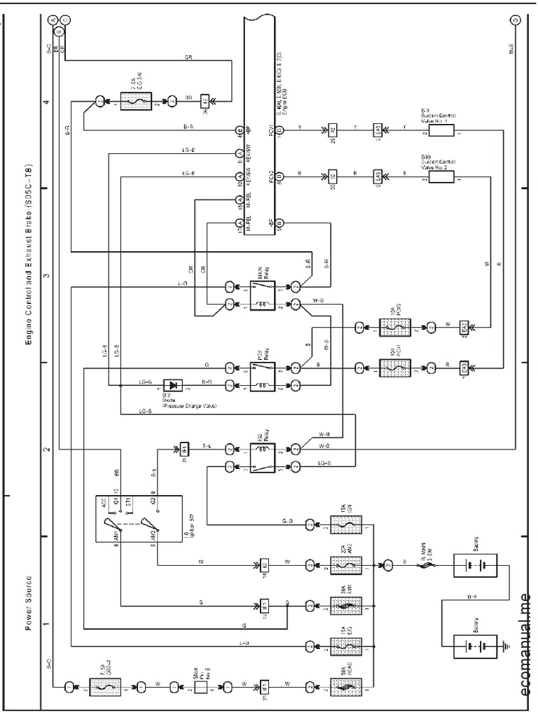 Hino Truck Wiring Diagram HINO Truck 500 Series OEM Wiring