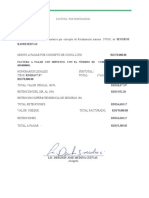 Factura Con Credito Fiscal Por Honorarios-Deruhin