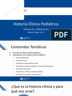 HC Pediátrica - Evaluación Del Lactante y Preescolar - Herencia y Desarrollo