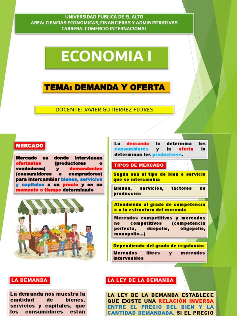 Demanda y Oferta en Economía | PDF | Oferta (economía) | Oferta y demanda