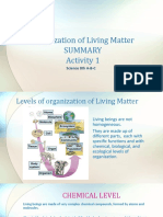 Organization of Living Matter Enviar