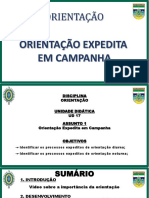 A. Orientação Expedida em Campanha (Instrução)