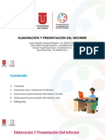 Investigación de Mercados Tutoría No. 5 Elaboración y Presentación Del Informe