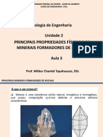 Principais Propriedades Físicas Dos Minerais Formadores de Rochas
