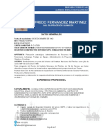 CV Alfredo Fernandez Martinez Actualizado 2022 Seamar