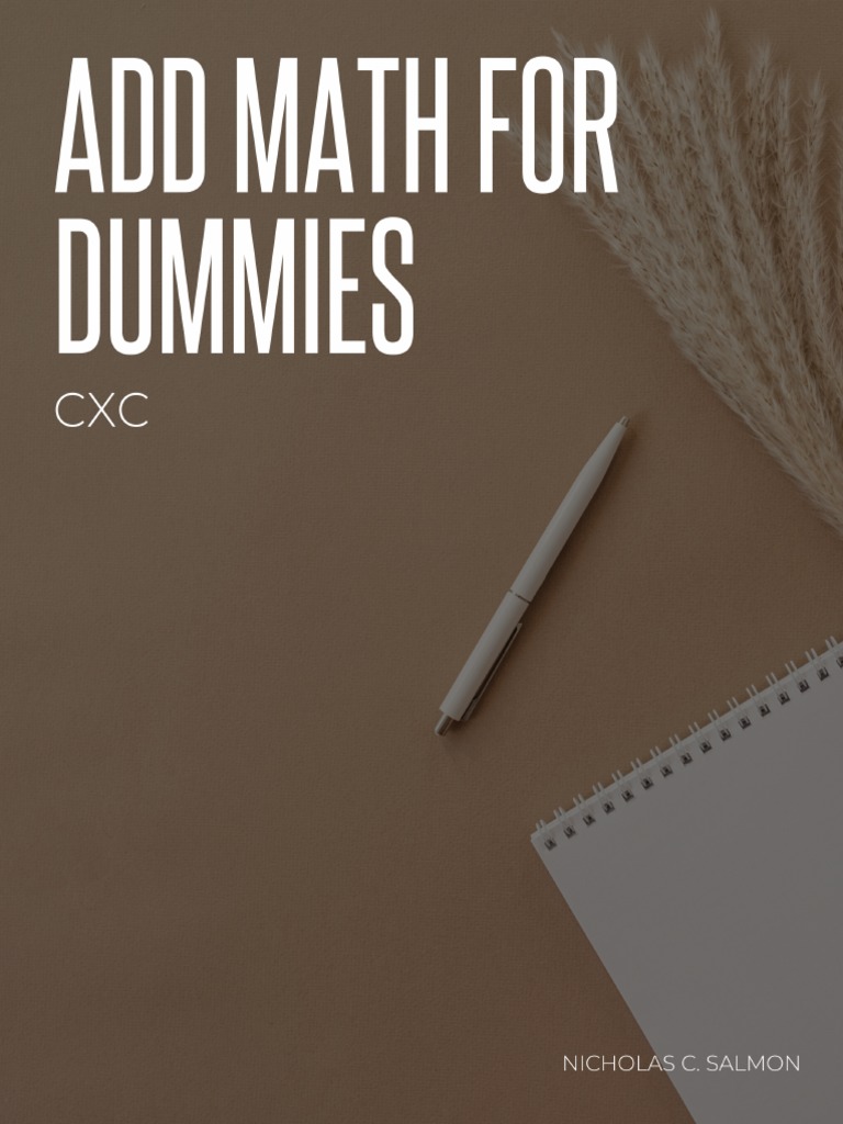 Add Math For Dummies CXC PDF