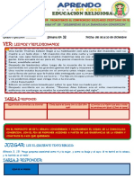 2do Año-32 Semana-FICHA DE ACTIVIDAD