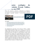 O Desastre Ecológico Do Superpetroleiro Exxon Valdez