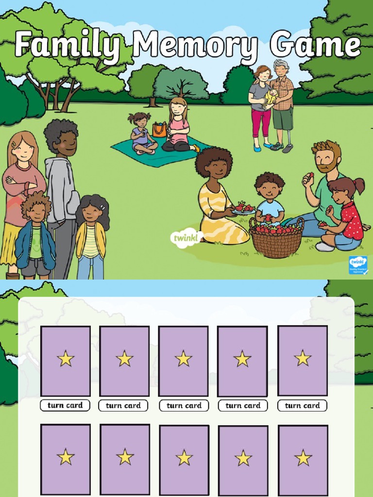 Family Memory Game | PDF