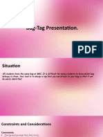 Bag Tag Presentation