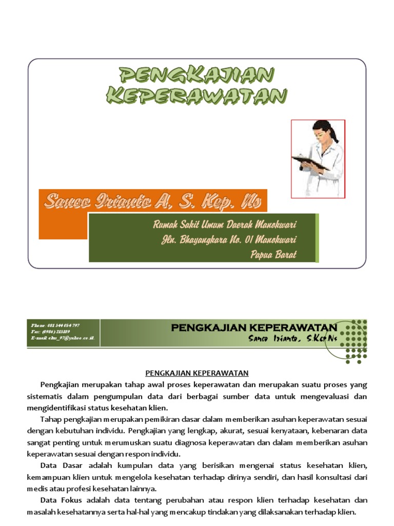 PENGKAJIAN KEPERAWATAN